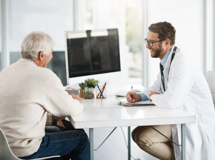 i will everything my power help you cropped shot confident young male doctor consulting senior patient inside doctors office 15